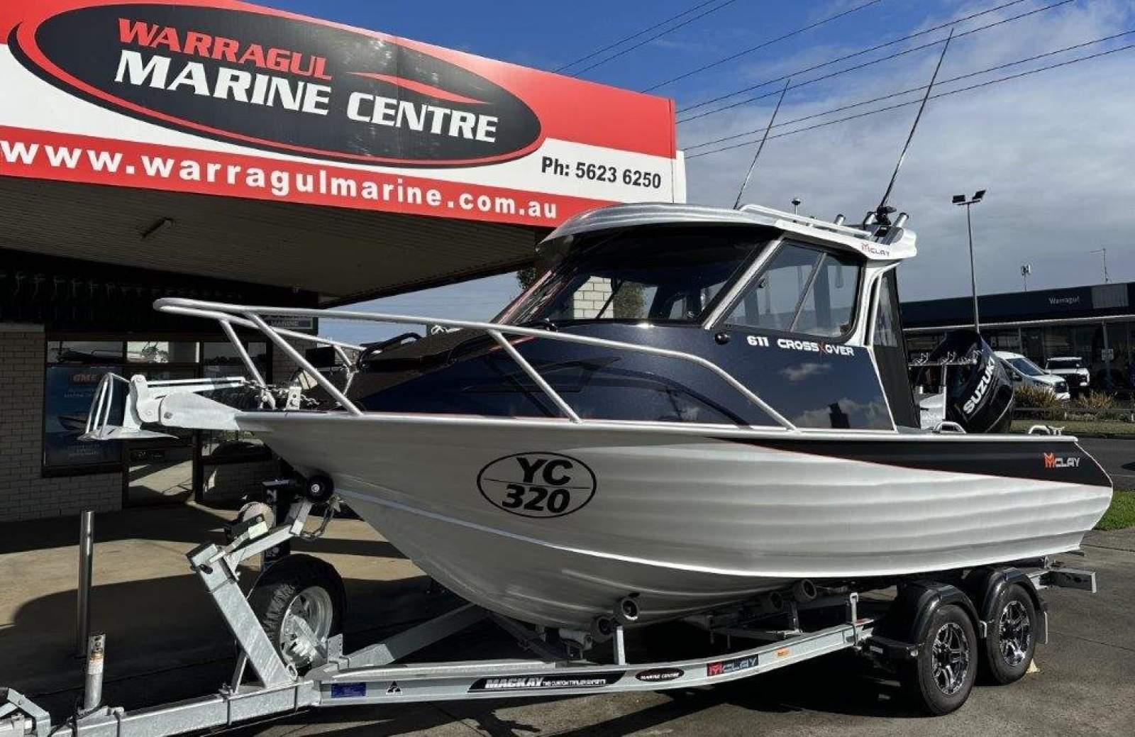 McLay 611 Crossxover Hardtop EX Demonstrator + Suzuki DF175 with SPC 