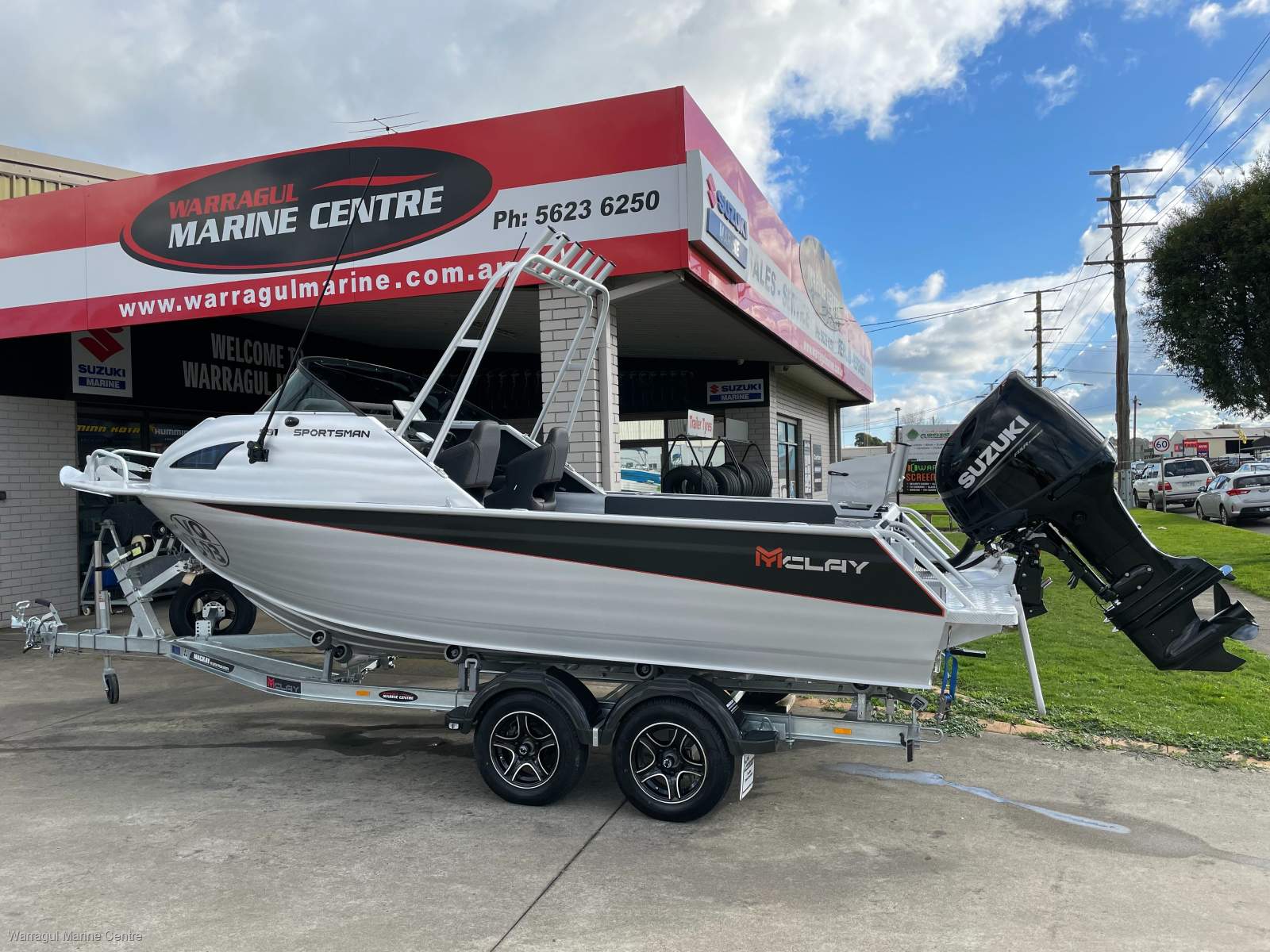 McLay 591 Sportsman Cuddy, Suzuki 115hp, Mackay 1650kg trailer, rego's & safety gear
