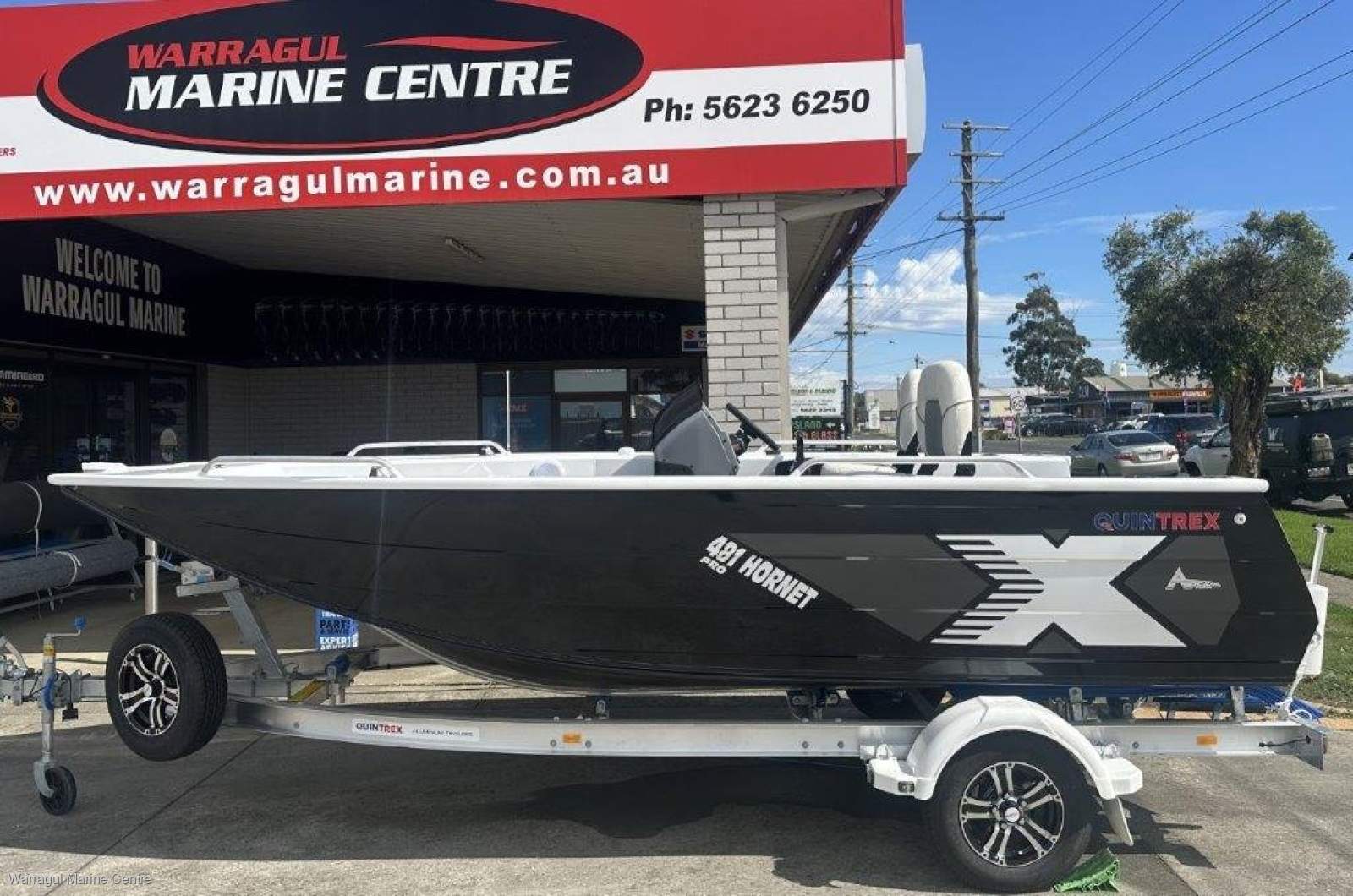 2026 Quintrex 481 Hornet Pro SC | Suzuki DF100BTL | Alloy I-Beam trailer 
