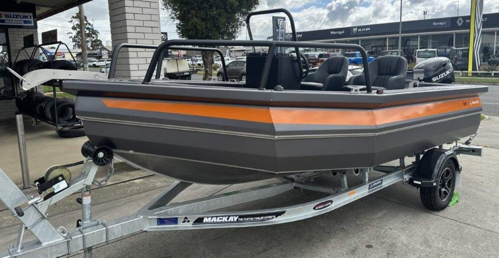 Senator 500SC, Suzuki DF75ATL, Mackay trailer